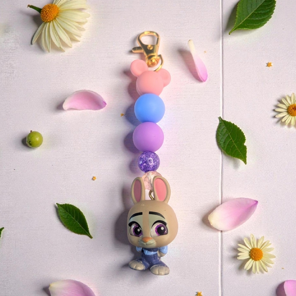 Handmade Zootopia Judy Hops Bag Charm/Keychain